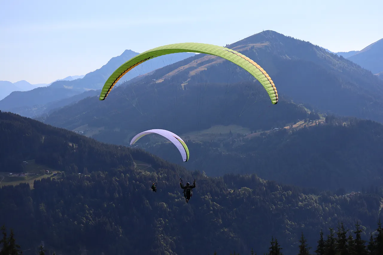 parapente avec Airéole Morzine
