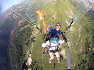 Parapente biplace Gravity airéole morzine